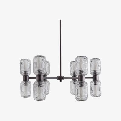 La Redoute Jamy Metal & Glass Chandelier, H75cm
