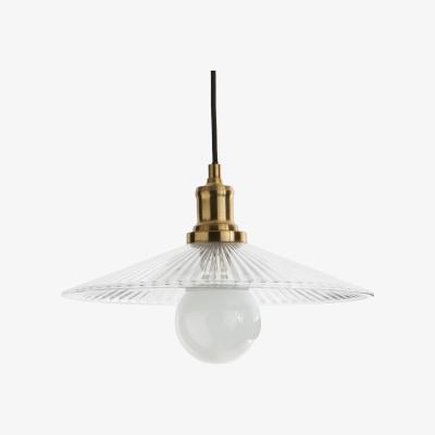 La Redoute Iloa Vintage Style Ceiling Light in Glass & Brass
