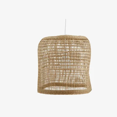 La Redoute Parvati Basket-Style Braided Wicker Lightshade