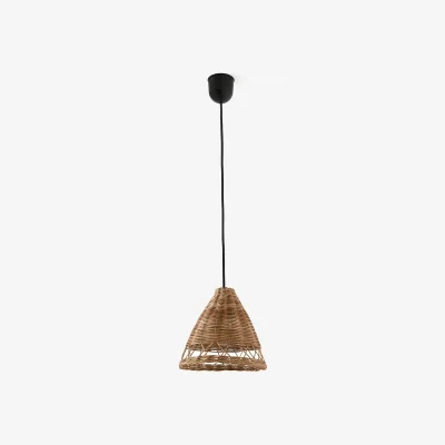 La Redoute Alaya 20cm Diameter Rattan Pendant Light