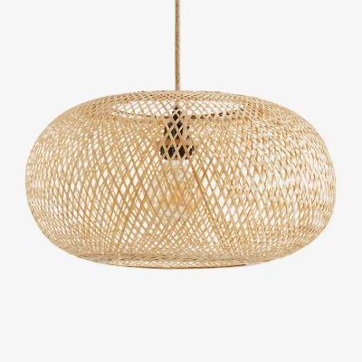 La Redoute Ezia Bamboo 45cm Diameter Ceiling Light Shade