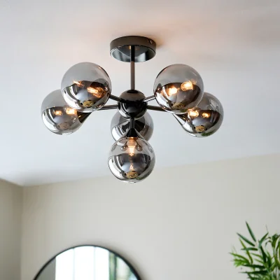 La Redoute Orson 6-Light Semi-Flush Ceiling Light