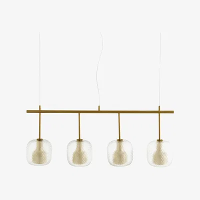 La Redoute Mistinguett 4-Globe Line Ceiling Light