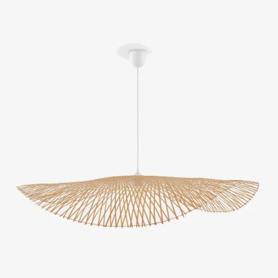 La Redoute Ezia Lightweight 100cm Diameter Bamboo Ceiling Light Shade