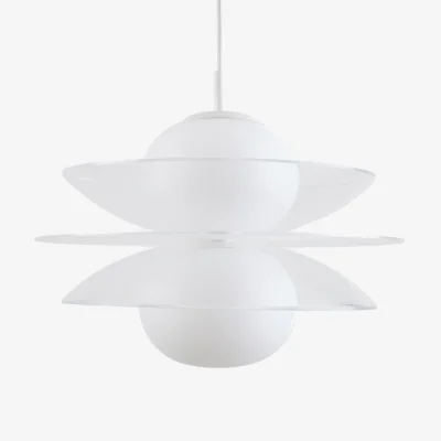 La Redoute Okara Ceiling Light in Plexiglass and Opaline Glass