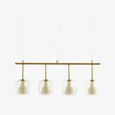 La Redoute Mistinguett 4-Globe Line Ceiling Light