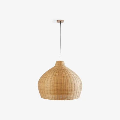 La Redoute Vani 60cm Diameter Woven Bamboo Ceiling Light Shade
