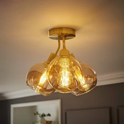 La Redoute Glass Globe Cluster Ceiling Light