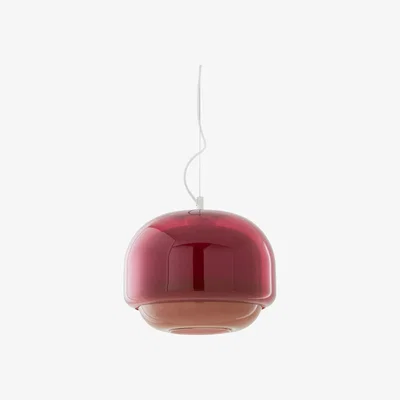 La Redoute Kinoko Coloured Glass Lampshade