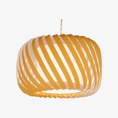 La Redoute Ochre Twist Ribbon Pendant Shade