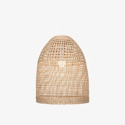 La Redoute Natural Woven Tall Dome Pendant