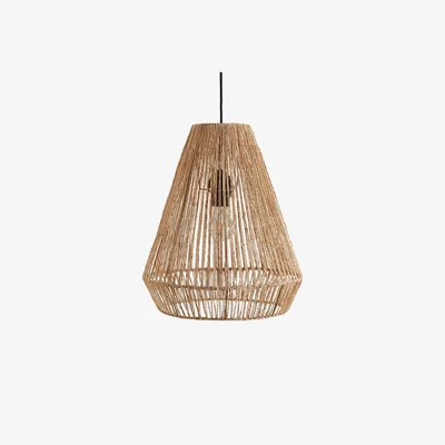 La Redoute Yaku Hemp Pendant Light, H40cm