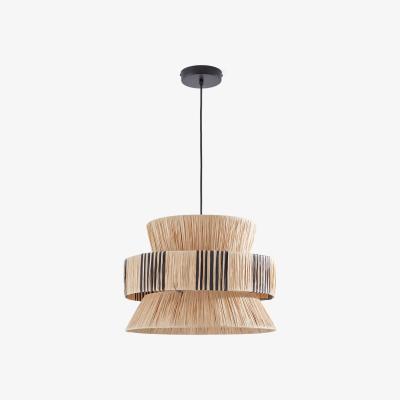 La Redoute Rafita Triple Raffia 40cm Diameter Ceiling Light