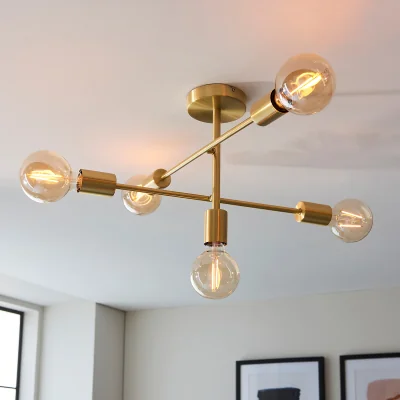 La Redoute Sterling 5-Light Semi-Flush Ceiling Light