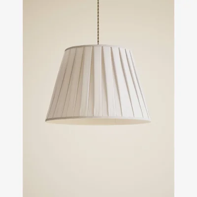 Marks & Spencer M&S Large Wide Pleated Fabric Shade Natural