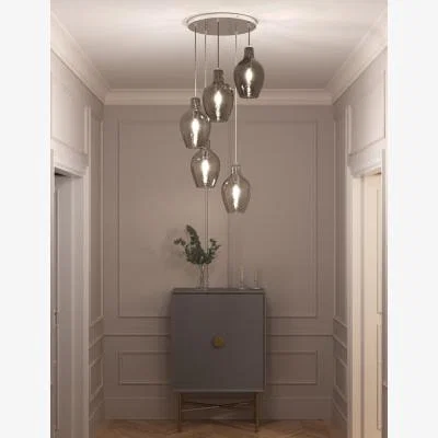 Marks & Spencer M&S  Heidi Multi-light Cluster Pendant Light, Multi,Smoke