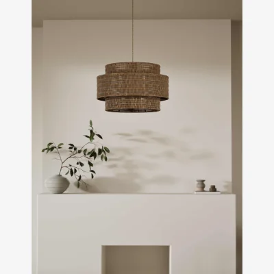 Marks & Spencer M&S Rattan 3 Tiered Easy Fit Shade Natural