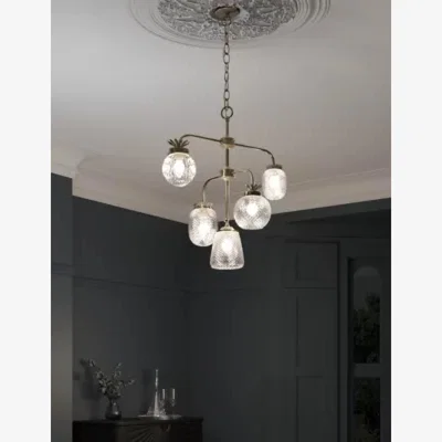 Marks & Spencer M&S Marianne Pendant Light - Antique Brass, Antique Brass