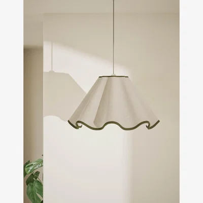 Marks & Spencer M&S Fabric Wave Scallop Shade Green