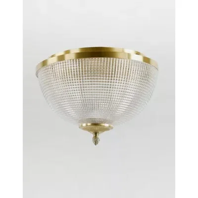Marks & Spencer M&S Eliza Flush Light - Antique Brass, Antique Brass