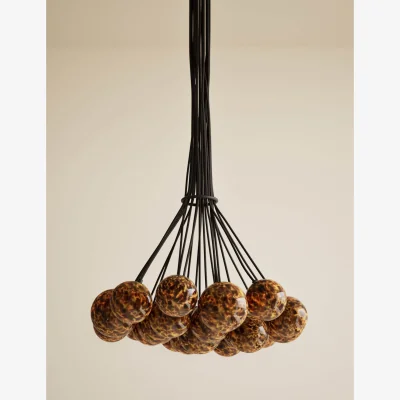 Marks & Spencer M&S Tortoiseshell Cluster Ceiling Light Black