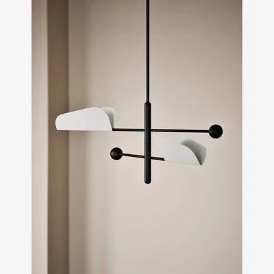 Marks & Spencer M&S X Kelly Hoppen Up-Fold Pendant Light - White, White