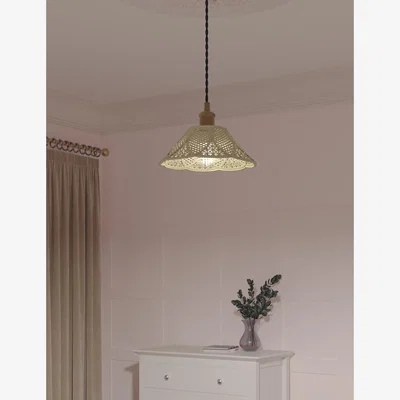 Marks & Spencer M&S Sylvie Pendant Light - Cream, Cream