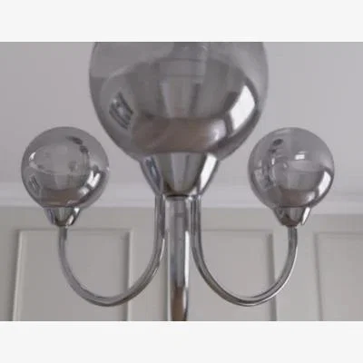 Marks & Spencer M&S Metal Globe 3 Light Ceiling Light - Silver, Silver