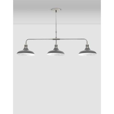 Marks & Spencer M&S Lincoln Gallery Bar Ceiling Light - Grey, Grey