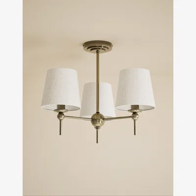 Marks & Spencer M&S Collection Blair Flush Ceiling Light - Antique Brass, Antique Brass