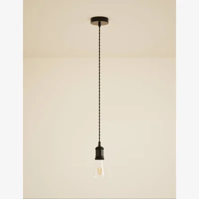 Marks & Spencer M&S Twisted Chain Lighting Cable Kit Black/Black