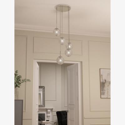 Marks & Spencer M&S Glass Cluster Ceiling Light - Chrome, Chrome
