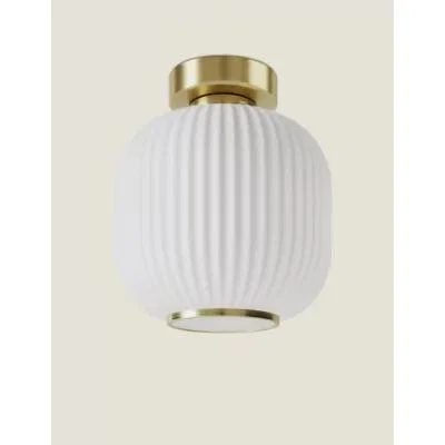 Marks & Spencer M&S Amelia Flush Light - Antique Brass, Antique Brass