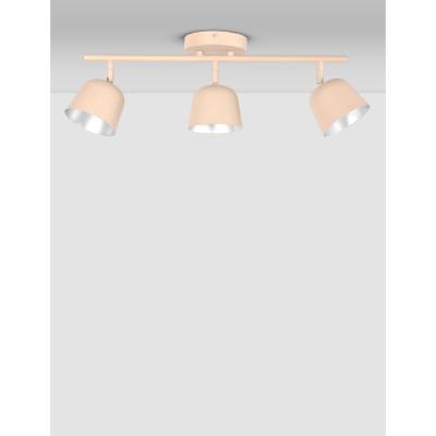 Marks & Spencer M&S Finn Scandi Metal 3 Flush Ceiling Light - Blush, Blush,Grey,Black
