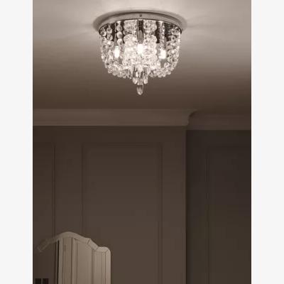 Marks & Spencer M&S Beaded Baguette Flush Ceiling Light - Silver, Silver