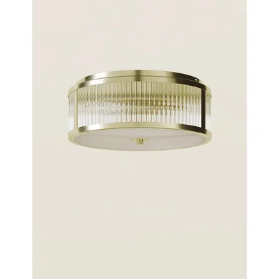 Marks & Spencer M&S Monroe Flush Light - Polished Brass, Polished Brass