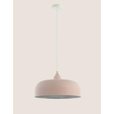 Marks & Spencer M&S Finn Metal Oversized Pendant Light - Blush, Blush,Black