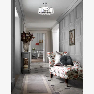 Marks & Spencer Laura Ashley Fernhurst Ceiling Light - Silver, Silver