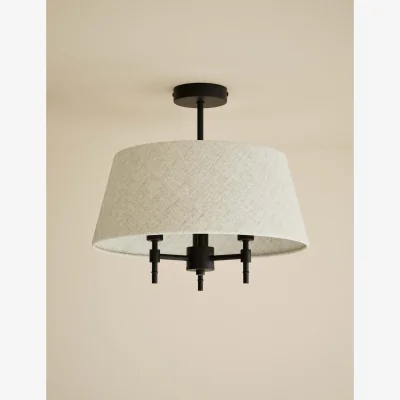 Marks & Spencer M&S Flush Ceiling Light Black