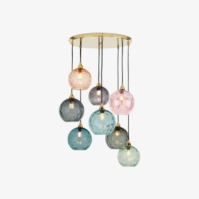 Made.com Ilaria Extra Large Cluster Pendant,  Multicolour & Brass