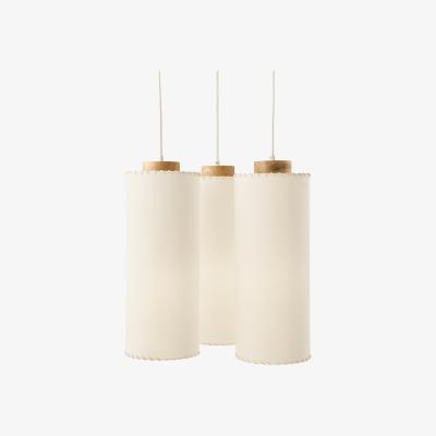 Made.com Neutra Cluster Pendant Lamp, Natural Stain Wood & Textured Fabric