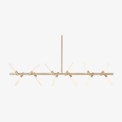 Made.com Wanda LED Diner Pendant Lamp, Antique Brass