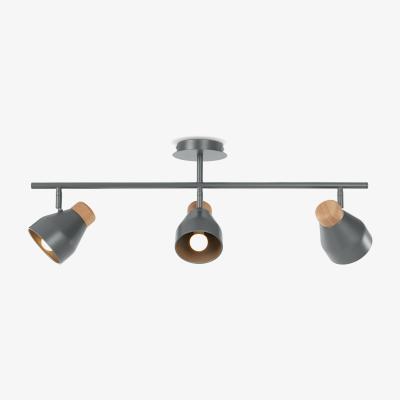Made.com Albert Ceiling Spotlight Bar, Charcoal Grey