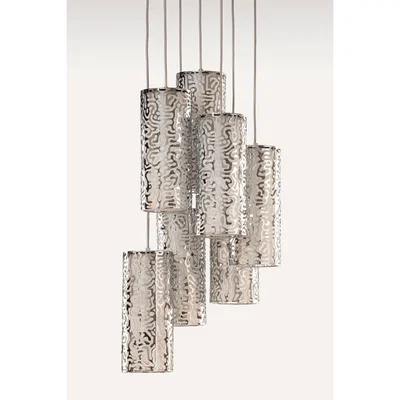 My Furniture Moray Seven Light Pendant Chrome