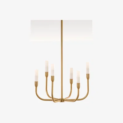 My Furniture Gracia Six Light Pendant Brass