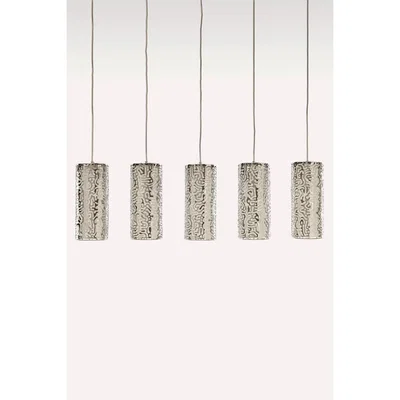 My Furniture Moray Five Light Pendant Chrome