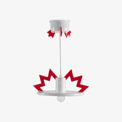 Made in Design Santa Fe Pendant by Memphis Milano White/Red