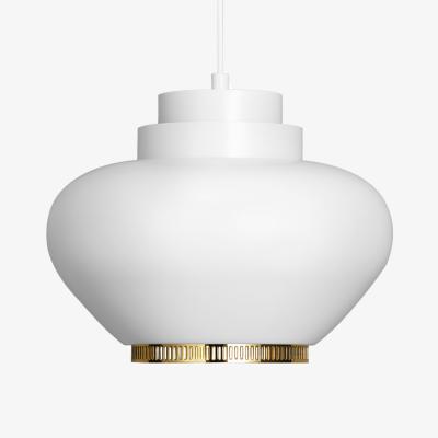 Made in Design A333 Pendant metal white / Alvar Aalto, 1950's - ARTEK