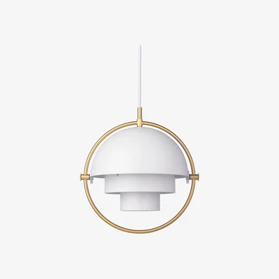 Made in Design Multi-Lite Small Pendant - / Ø 25 cm - Modular & orientable / 1972 reissue by Gubi White