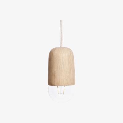 Made in Design Luce Medium Pendant - Oak - LED - H 18 cm by Hartô Natural wood